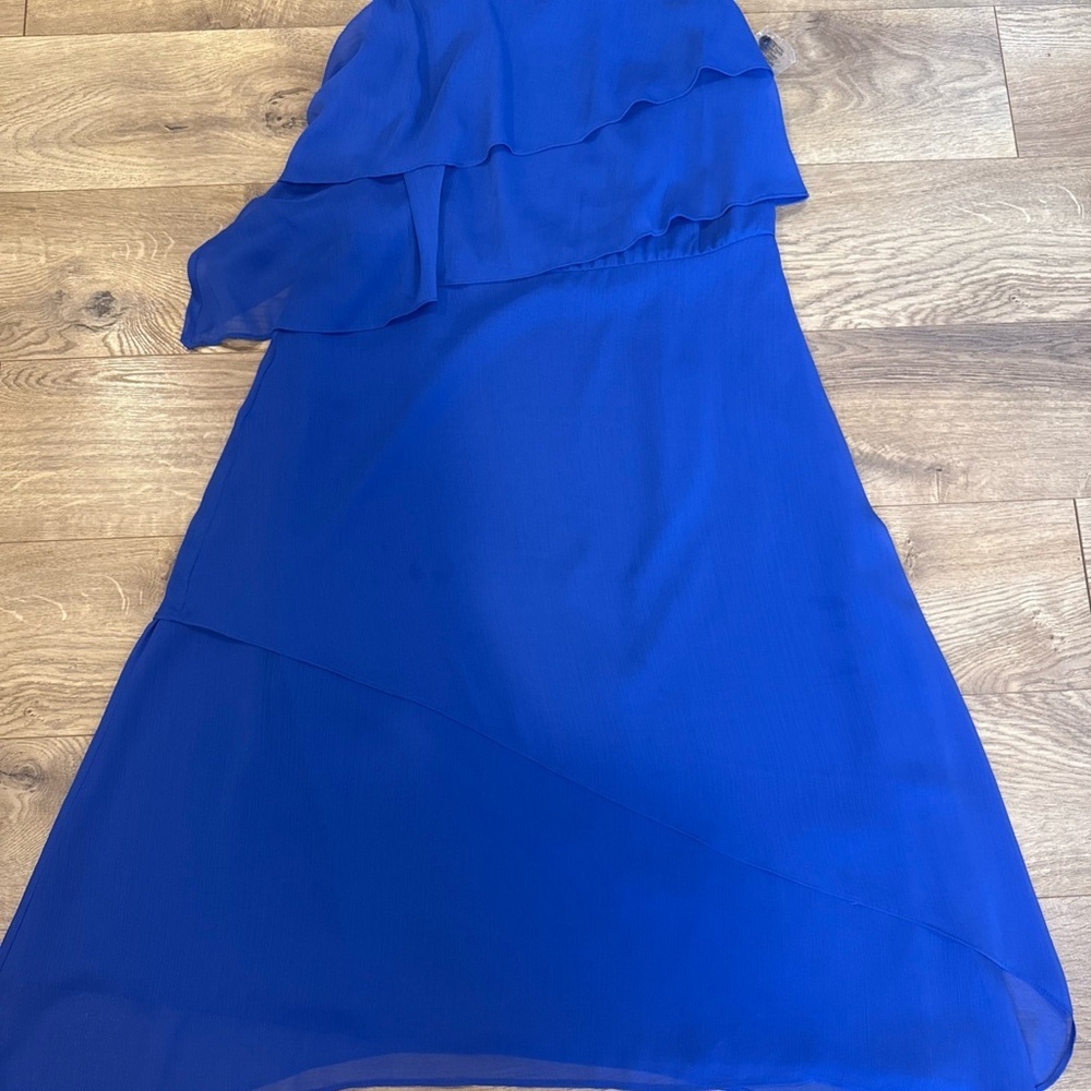 Antonio Melani Sapphire CATHY DRESS size 8 New With Tags Asymmetrical Layers